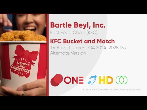 KFC Bucket and Match TV Ad Q4 2024-2025 15s (Philippines, Alternate Version) [CC/HD/ST]