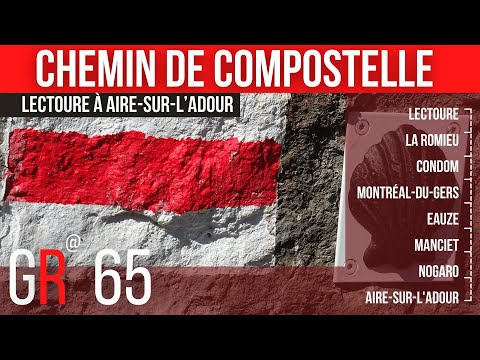 Chemin de Compostelle - GR® 65, de Lectoure à Aire sur l’Adour - Randonnée