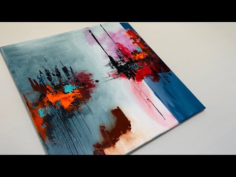 Release your artistic nature by creating Abstract painting with your own color mix. #abstractart