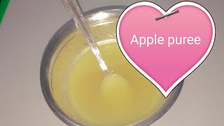 How to make Apple puree | healthy and tasty baby food | Delicious and yummy DIY for babies 💟👶🤗