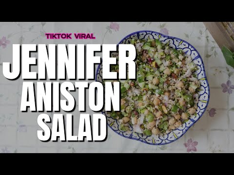 Jennifer Aniston Viral Salad | #JenniferAniston Salad went viral on Tiktok | #saladrecipe