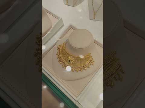 Gold necklace collection