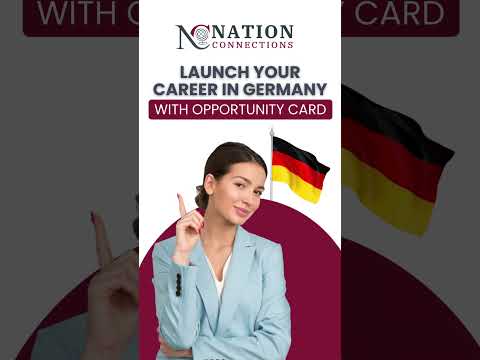 Launch Your Career in Germany With Opportunity Card @NCVisas #germanvisa #Opportunitycard #visa