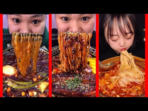 SPICY HOT POTMEATSPICY NOODLE EATING SHOW | 면 먹방훠궈꼬치구이 다양한 음식 먹방모음 | Ep37