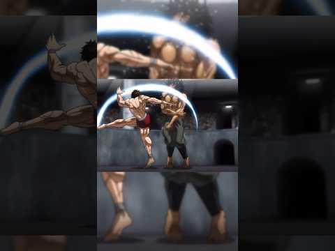 Baki Hanma Vs Kaku Shunsai Part 2 || #bakihanma #youtubeshorts #anime