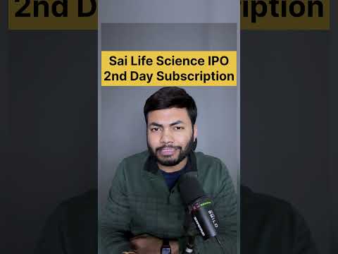 Sai Life Sciences IPO 2nd Day Subscription🔥Apply or Avoid? #ipo #buyback #shortsfeed