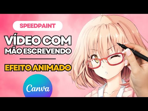 Como fazer EFEITO MÃO DESENHANDO no Canva | Criar Vídeo Animado Efeito Whiteboard Sketch [2024]