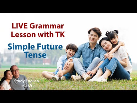 Live Grammar Lesson on the Simple Future Tense