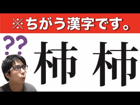 【Kanji/Chinese characters】同じだけど違う！？日本人も知らない、漢字の世界