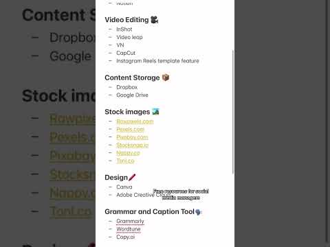 The exhaustive list you need. 📝#socialmediamanager #socialmediatips #socialmediachecklist