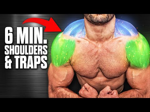 6min Home SHOULDER & TRAPS Workout (DUMBBELLS ONLY!)