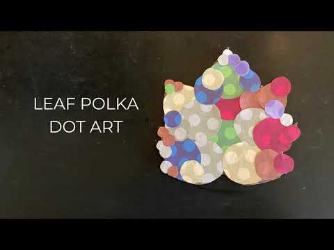 Polka Dot Leaf Collage // Able ARTS Work