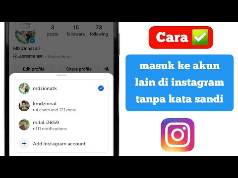 Cara masuk ke akun lain di instagram tanpa kata sandi | Tambahkan akun lain di instagram