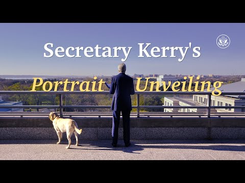 Secretary Kerry's Portrait Unveiling