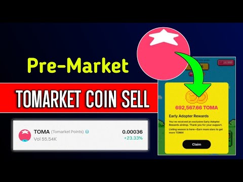 Tomarket Coin Sell Pre-Market | Tomarket Airdrop New Update