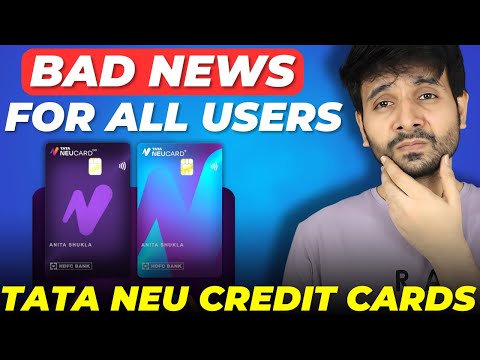 Bad News for HDFC Tata Neu Credit Cards | URGENT UPDATE