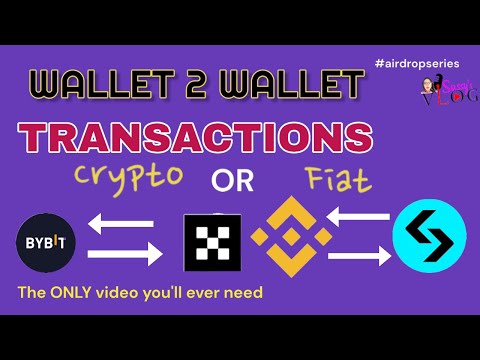 How to make WALLET TO WALLET TRANSFER/TRANSACTION | Transfer Crypto/Fiat from one Wallet to another