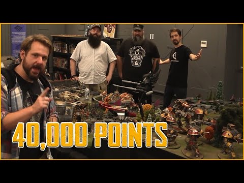 40,000 Point Apocalypse (with five Titans!) - Eldar vs Imperium