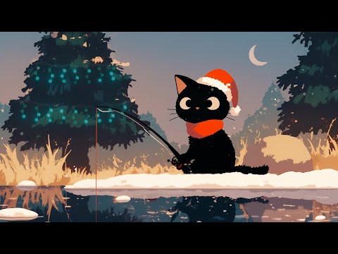 Fishing Days 🎧❄️ Christmas Lo-fi Beats for a Chill Day 🎣 [ Music to Relax/ Chill / Study]