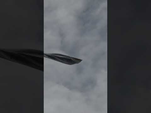 USAF B-2 Spirit Stealth Bomber Flyby