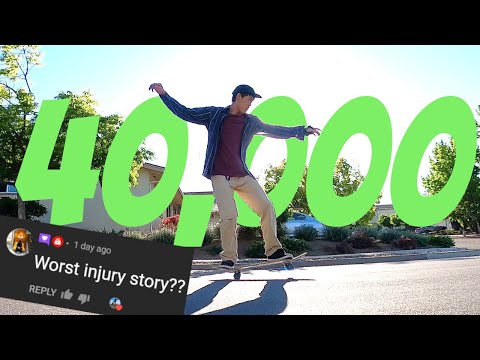 What’s my worst skateboarding injury? 40k Subs Q+A