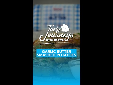 𝐓𝐚𝐬𝐭𝐲 𝐉𝐨𝐮𝐫𝐧𝐞𝐲𝐬 𝐰𝐢𝐭𝐡 𝐁𝐞𝐧𝐧𝐚 👨‍🍳 Episode 8: Garlic Butter Smashed Potatoes