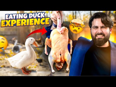 eating Duck for first time. Totally NEW & 🤯 shocking experience.....