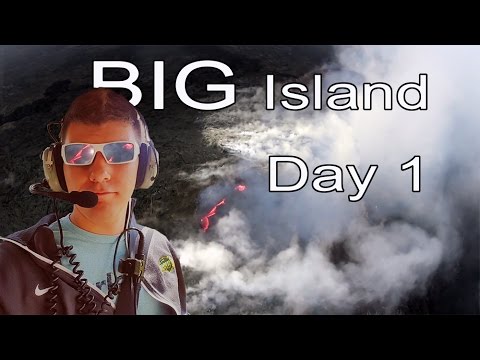 Helicopter Flight over Big Island, Hawai'i! (BIG ISLAND DAY 1)