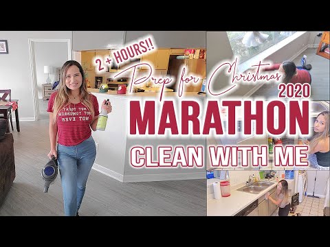 CLEAN WITH ME MARATHON 2020 [CHRISTMAS PREP]/ 2 HOURS EXTREME CLEANING MOTIVATION/ CLEANING MUSIC