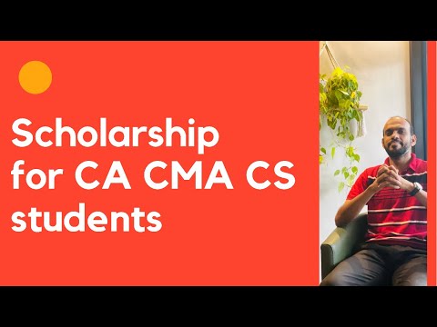 Scholarship time for CA CMA CS students