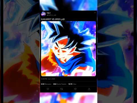 Kakarot vs JIREN pt8 the fight begins #trend #anime #fypviral #goku #shorts