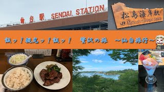 【仙台グルメ・松島海岸】飯ッ！観光ッ！飯ッ！贅沢の旅～仙台旅行～2024 7