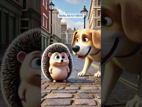 Story Note: Hedgehog in London #shortanimation #story #adorable #animalstories #hedgehog #3d #cute