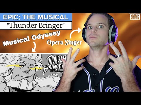 THUNDER BRINGER from EPIC: The Musical - Professional Singer Reaction (& Vocal ANALYSIS)