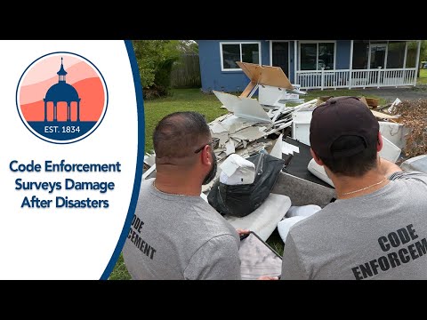 Code Enforcement Surveys Damage After Disasters