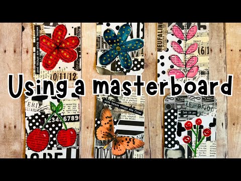 MASTERBOARD | Easy Junk Journal Embellishments with a Masterboard | Make Easy Journal Cards |