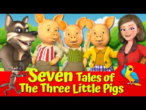 🔴Three Little Pigs and The Big Bad Wolf 🐷🐺|🔴 SEVEN Animated Fairytales for Kids💥