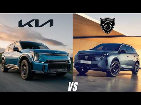 2024 Peugeot E-5008 vs. Kia EV9: The Battle of Electric Family SUVs