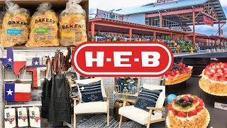 BEST US GROCERY STORE 2023 | HEB SHOP WITH ME & HAUL 🍰🍖🇺🇸