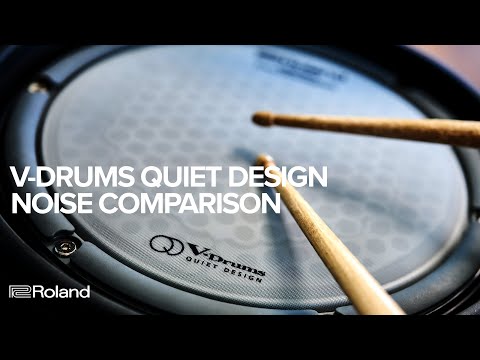 Roland V-Drums Quiet Design Noise Comparison (VQD106)