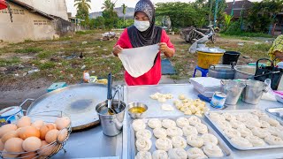 Street Food EGG ROTI!! Market Eating Tour in Southeast Asia! | Ranong, Thailand