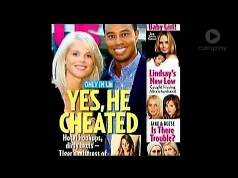 TIGER SCANDAL: Golfer Tiger Woods cheats on his wife