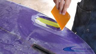 Futures Fin Box Repair Using Aluzine Epoxy Resin