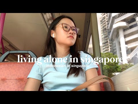 Living Alone in Singapore (Indonesian in Singapore) | Cafe-hopping, simple cooks, exploring SG!