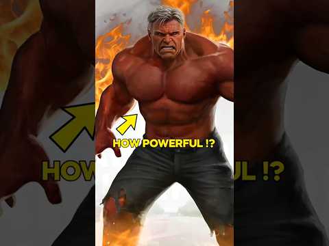 Who is Red Hulk & how powerful he is!? 🤯 #redhulk #hulk #captainamericabravenewworld #marvel #mcu