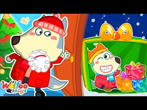 Who's At The Door? + More Christmas Songs | Kids Songs & Nursery Rhymes @WolfooFamilySongs