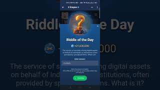 Riddle Of The Day October 11th #xempireairdrop #riddleoftheday