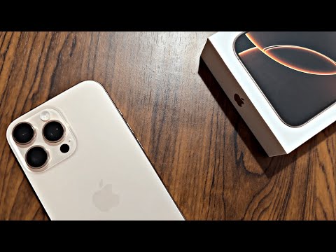 iPhone 16 Pro Max Desert Titanium Unboxing