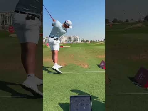 Ball Speed 193Mph Nicolai Hojgaard Powerful Swing Motion & Slow Motion 2024