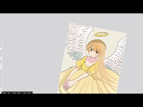 【ワンドロ配信】天使な創作女の子を描く。